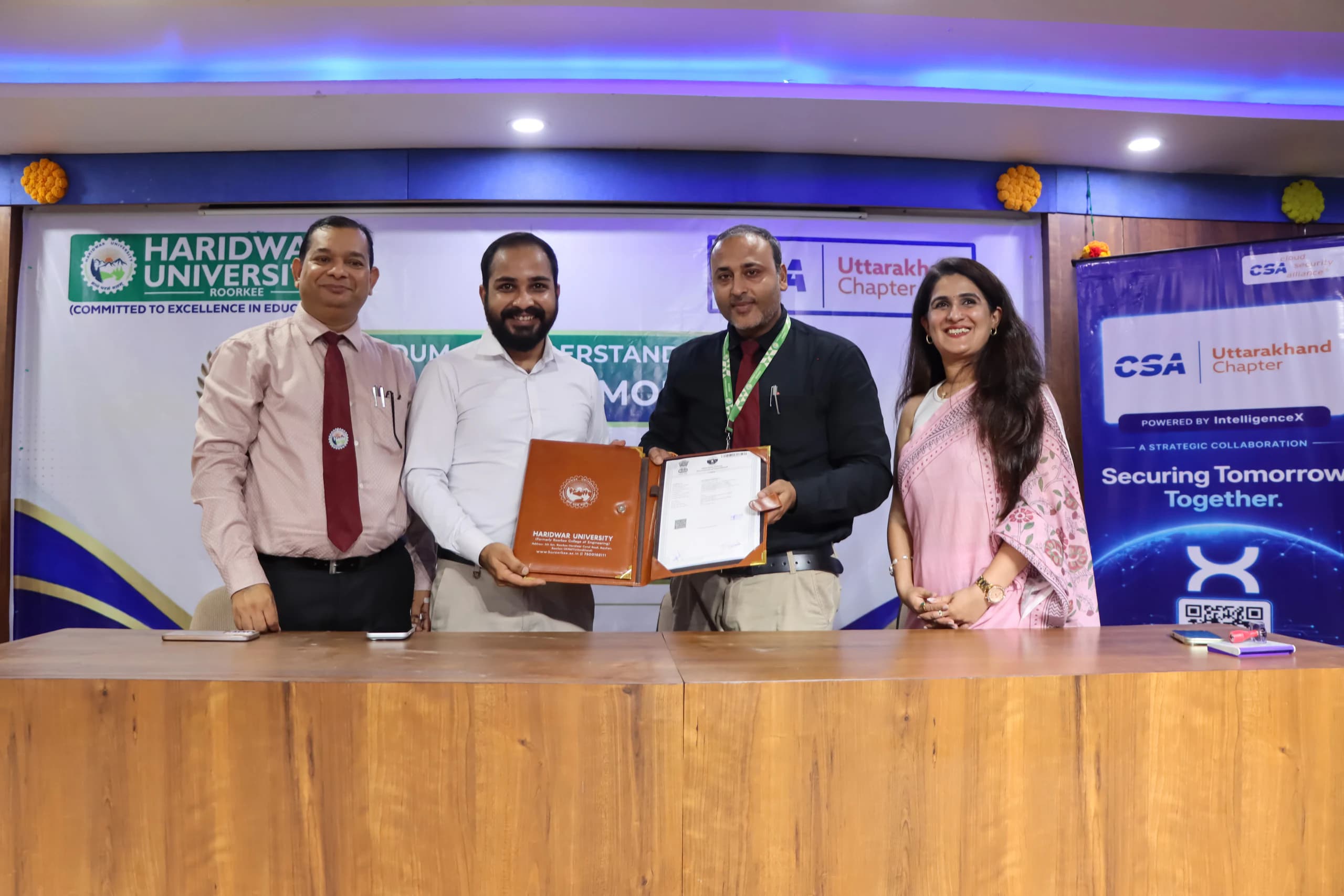 MOU Signing Ceremony with Haridwar University